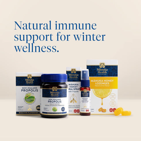 Lozenges 15 Lozenges Lozenges Immune Manuka Health Manuka Honey Lemon Flavored Natural Throat Infused with Raw Manuka