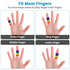10Pcs Finger Compression Sleeves Support - Protectors for Trigger Finger, Arthritis, Swelling, Basketball Sport,