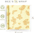 Bee's Wrap Beeswax Wraps for Food - Honeycomb Cut to Size 14x52" Wax Paper Roll, Organic & Eco-Friendly Alternative