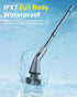 IPX7 2-Speed, 7 VICNOVA Electric Spin Scrubber, Waterproof Extendable Long Handle Cordless Cleaning Brush