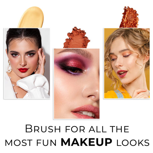 Profusion Cosmetics Pointed Crease Eyeshadow Brush, Soft Synthetic Blending for Small Crease Eyebrow, Flawless Makeup