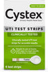 Cystex Urinary Tract (UTI) Test Strips - At Home Test for Women & Men, Easy to Read Results, 4 Count