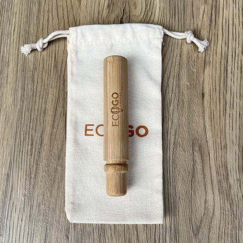 Foldable Bamboo Toothbrush with BPA-Free Soft Bristles, Eco-Friendly, Travel-Sized, Biodegradable Packaging