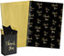 Whaline 100 Sheets Black Gold Tissue Paper, Metallic Decorative Gift Wrapping Paper for DIY Crafts, 14 x 20 Inch