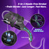 LITLLS Tapping Vibrating Male Masturbator with Bend-to-Fit Testicle Vibrator, Hands Free Penis Vibrator Stroker Trainer
