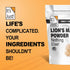 Immune 8oz It's Just! - Lion's Mane Mushroom Powder, Natural Raw Superfood, Brain Support, Health, Boost Energy