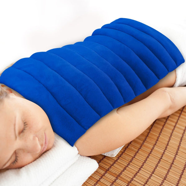 XL Heating Pad for Neck, Shoulders, and Back, Microwavable Natural Moist Heat Therapy Pad, 22x13”