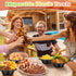 100 Pcs 12oz Black Disposable Plastic Bowls, Dessert Cups, Snack Bowls for Party Favor Picnic