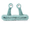 Face Wash Headband, Cute Cartoon Palm and Snail Spa Hair Bands, Elastic Coral Fleece for Women Skincare.