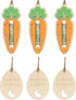 Hubaltuye 6 Pack Easter Money Holder, Easter Bunny Money Holder With Carrot And