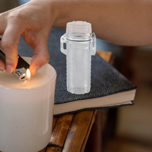 1PCS Clear Coat Waterproof Lighter Cover - Protective Sleeve, Organizer Case, Clear Lighter Case, Plastic Purpose Box