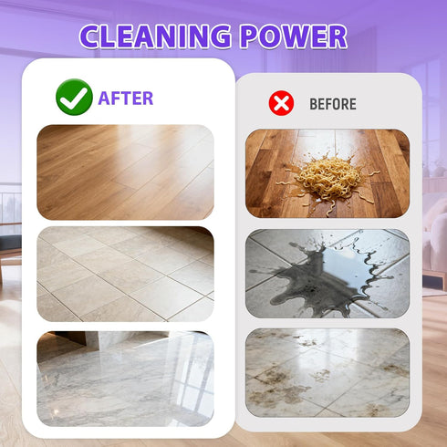 QKLYXEN (2 Floor Cleaning Solution Compatible with Tineco Lavender Floor Cleaner Long-Lasting, Fresh & Crisp Scent