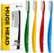 Huge Head Hard Toothbrushes for Adults, Firm Bristles, BPA Free Oral Care, 4 Packs