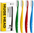 Huge Head Hard Toothbrushes for Adults, Firm Bristles, BPA Free Oral Care, 4 Packs