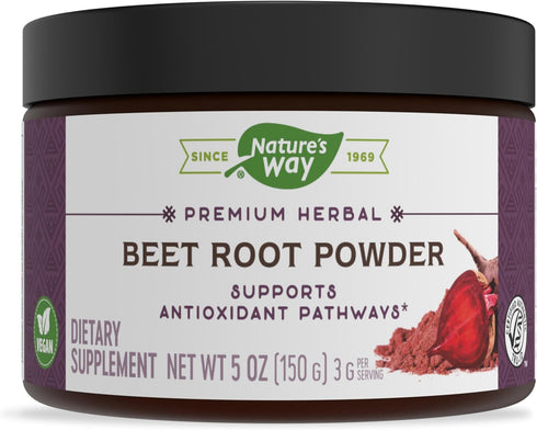 Nature's Way Beet Root Powder, Supports Antioxidant Pathways, 5 Oz