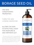 velona Borage Seed Oil 8 Fl Oz | 100% Pure Natural Carrier Oil for Skin, Face, Body, Hair Care