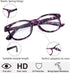 EYEGUARD 4 Pack Quality Fashion Colorful Reading Glasses for Women