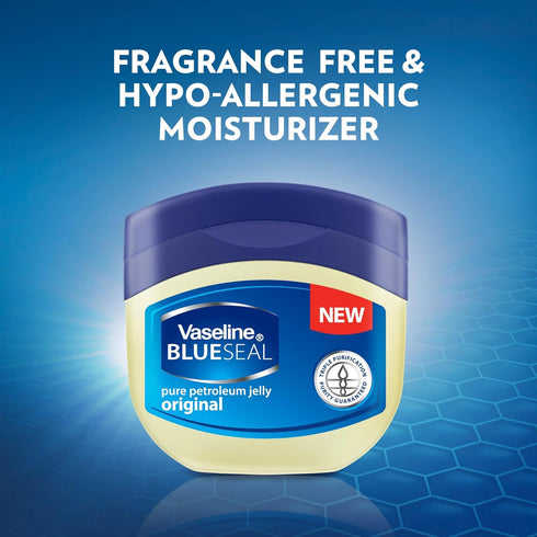 Vaseline Unscented Petroleum Jelly, 50ml, Whole Body Moisturizer for Dry Skin, 1.69oz