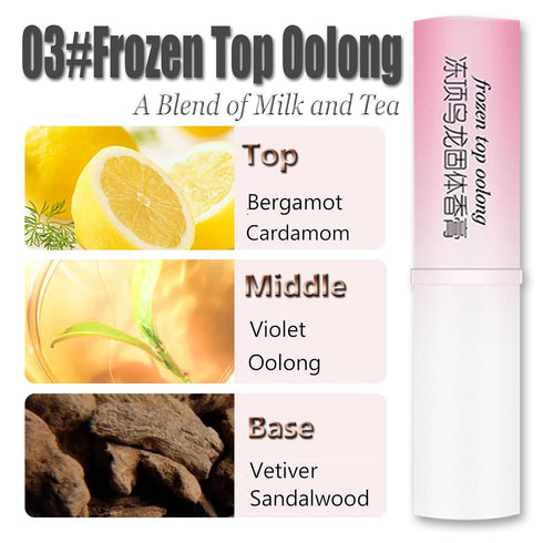 4PCS Solid Balm Sets, Portable Pocket Balm Perfume for Travel Use, Natural Fragrance for Men and Women