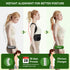 Yowayonoe Posture Corrector for Women and Men, Invisible Full Back Support Brace with Enhanced Breathable Mesh