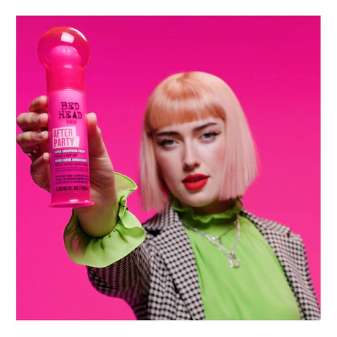 TIGI Bed Head After Party Smoothing Cream for Silky & Shiny Hair, 3.38 fl oz