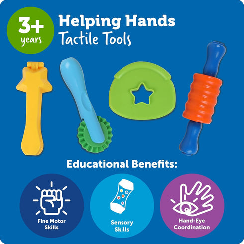 Learning Resources Helping Hands Tactile Tools - Sensory Bin Toys, Preschool Toddler Activities, Fine Motor Toy, Tools