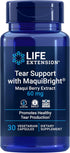 Life Extension Tear Support with MaquiBright 60mg, 30 Capsules, Eye Health Supplement for Dry Eyes