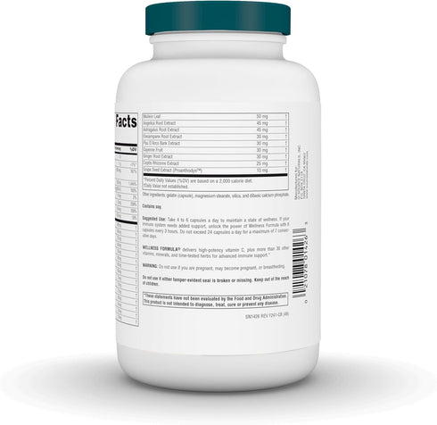 Source Naturals Wellness Formula Bio-Aligned Vitamins & Herbal Defense - Advanced Immune Support, 240 Capsules