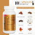 Immune 10 Vita Green Lingzhi Mushroom Supplement () Pure Reishi with Natural Antioxidants for Wellness, Energy