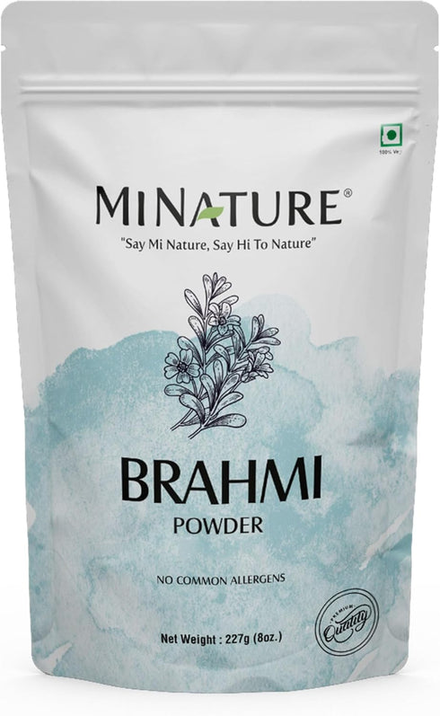 Miniature Organic Brahmi Powder (Bacopa Monnieri) - 227 g / 8 OZ / 1/2 lb | Promotes Hair Growth