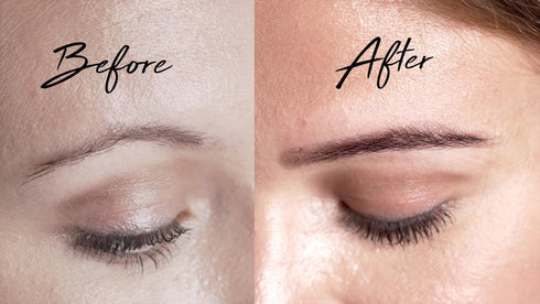 Light Brown Eyebrow Henna Tint Kit, Professional Brow Dye with Instructions and Mixing Bowl, 3x 1g Packets