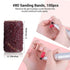MelodySusie 300 Pcs Professional Sanding Bands with Mandrel, 80 Coarse, 120 Medium, 180 Fine Grit Nail Drill Bits