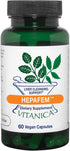 Vitanica Hepafem, Liver Cleansing Support, 60 Capsules, Vegan/Vegetarian