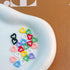 WOKOTO 100pcs Colorful 3D Resin Heart and Stars Nail Charms, Nail Jewels, Rhinestones, and Charms for Nail Art