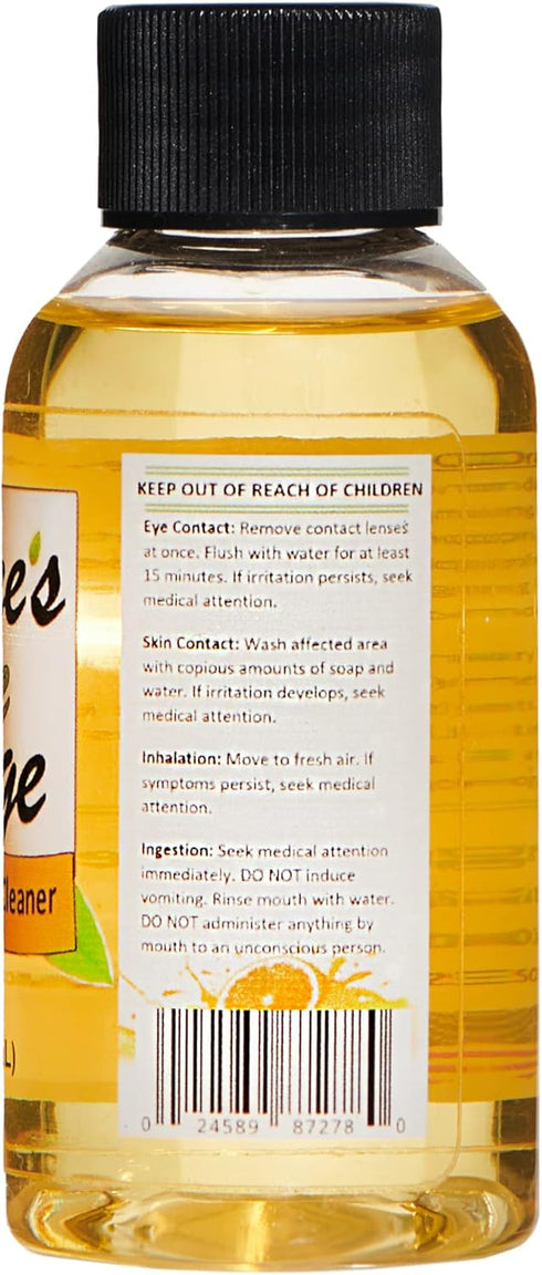 Natures Pure Orange (2 oz) Super Concentrate Cleaner (D-Limonene Extract, Citrus Cleaner, Degreaser, and Deodorizer)