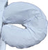 Poly Cotton Massage Face Rest Cover Cozies, 4pcs, White