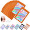 150-pack 6 x 9 in Holographic Mylar Bags with Clear Window, Resealable Foil Pouches for Food Storage, Smell Proof