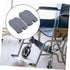 2pcs Set Universal Wheelchair Footplates Heavy Duty Sturdy Pedal Footrest Replacement for Elderly Mobility and Daily