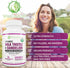 Max Absorption USDA Organic Milk Thistle - Potent 5:1 Concentrated Extract (2000mg Strength) & Organic Dandelion Root,