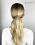Heliums Thin Hair Elastics - Sandy Blonde, 2mm Ties for Thin Hair, 1.75 Inch, 40 Count