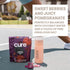 Cure Hydration Plant-Based Electrolyte Drink Mix, Berry Pomegranate, 28 Servings Jar, No Added Sugar