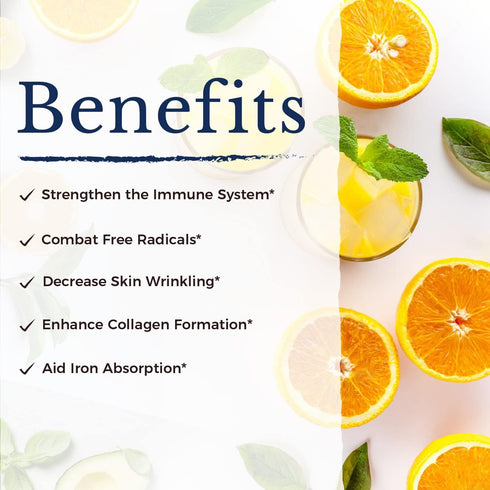 VITALITOWN Vitamin C Complex 1000mg - 90 Tablets with Rose Hips, Bioflavonoids, Turmeric & Echinacea, Daily Immune