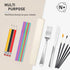 Mulbozy 4 Packs Portable Travel Toothbrush Case, Breathable Plastic Toothbrush Holder for Home, Travel, Business