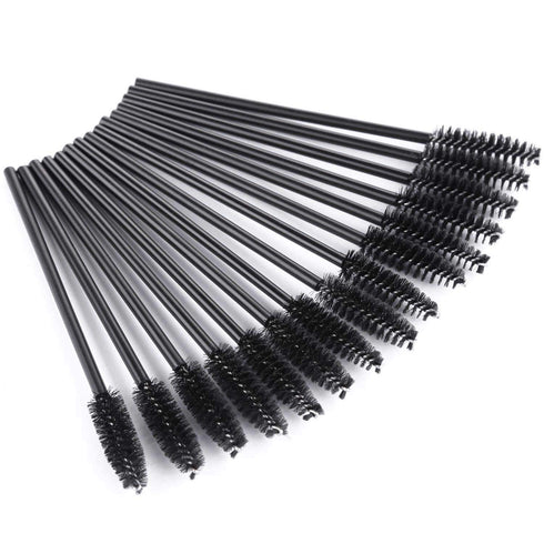 Tbestmax 200 Disposable Mascara Wand Eyebrow Brushes, Spoolies Applicator for Eyelash Extension Makeup Kits