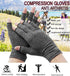 2 Pairs Arthritis Compression Gloves, Provide Support Warmth for Carpal Tunnel, Fingerless Compression Gloves