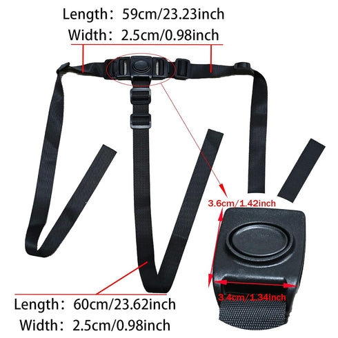3 3 Point Stroller Chest Harness, Adjustable Baby Seat Harness Strap for High Chair and Pushchair, Universal Point