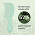 Wet Brush Go Green Tea Tree Oil Infused Treatment Comb, Wide Tooth Hair Detangler with WaveTooth Design