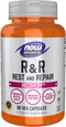 NOW Foods R&R Rest and Repair Sports Nutrition, Promotes Restful Sleep*, Preserves Lean Mass, Vegan, 90 Veg Capsules