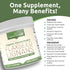 Lignans for Life Natural Bulk Ground Flaxseed Powder - Omega 3 & 6 Fatty Acids, High Fiber Antioxidants, 60 Servings