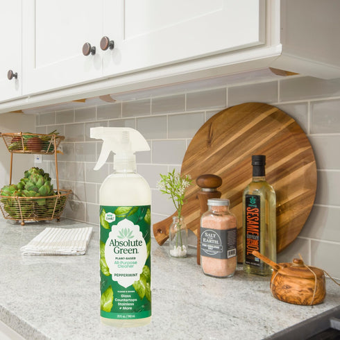 All-Purpose Cleaner Spray, Peppermint, 100% Natural, Safe for Home, Kitchen, Bath, 25 oz (Pack of 1)